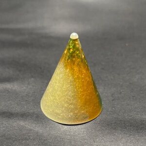 Gold and Green Cone resin decor (handmade)